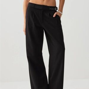 Ardene Classic Black Wide-Leg Trousers